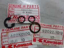 KAWASAKI NOS KICKSTART WASHER, CLIP & O RINGS KLR250 KE175 KDX200 KLF400 KSF250