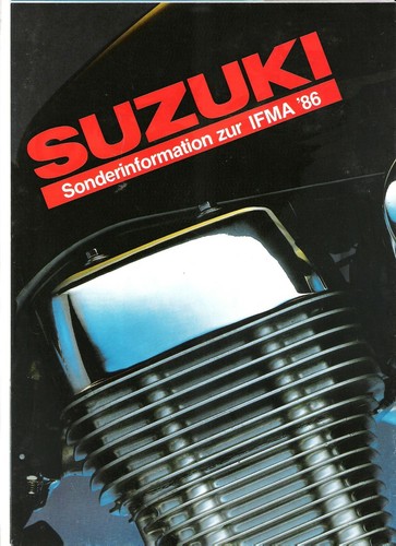 Suzuki german range 1986 - suzuki,