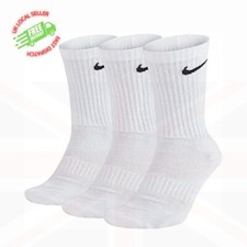NIKE socks Men Women 3 Pairs Lightweight Crew Ankle Cotton Socks Sports 3 Pairs
