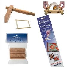 Elbesee Easy Clip Hand Rotating Frame - Embroidery and Tapestry - Various Sizes
