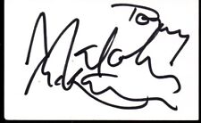 Malcolm McLaren Sex Pistol authentic genuine signed signature autograph COA UACC