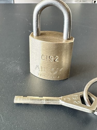 Vintage abloy c192 brass - abloy,