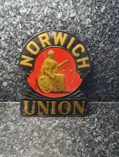 NORWICH UNION TIN FIRE PLAQUE