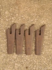 4 x Spaldings Power Harrow New life weld on  tip point right hand Part no 0787 