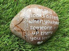  Sparkly Star Memorial Stone