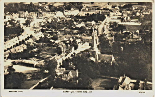 Bampton from the air 22432 - from,
