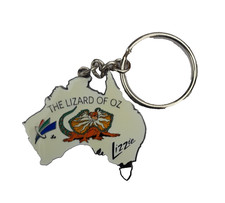 OFFICIAL SYDNEY 2000 PARALYMPICS THE LIZARD OF OZ LIZZIE MASCOT KEYCHAIN KEYRING
