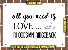 Metal Sign - Rhodesian