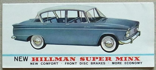 Hillman super minx car sales - super,
