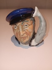 VINTAGE CIRCA:1958. ROYAL DOULTON "CAPTAIN AHAB" D6522 SMALL CHARACTER STYLE JUG