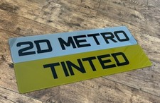 METRO TINTED PAIR OF PRINTED