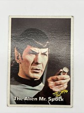 Topps Star Trek Card # 12 The Alien Mr. Spock Captains Log Paramount  1976  Vtg