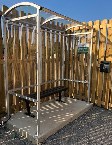 Smoking shelter area vaping - smoking,