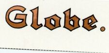 Globe Wernicke Oak / Mahogany File Cabinet LOGO LABEL - Reproduction 