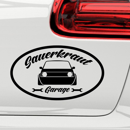 Car decal sticker sauerkraut