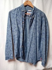 Joules Mens Classic Fit 100% Cotton - Long Sleeves Bird Print Shirt Size M