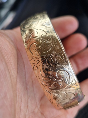 Vintage 9ct gold metal core