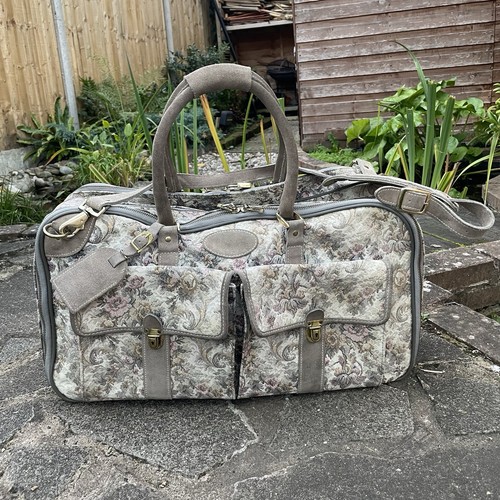 Vintage french luggage grey - french,