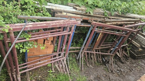 Building trestles staging - building,