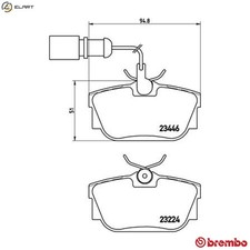 BRAKE PAD SET DISC BRAKE P 85