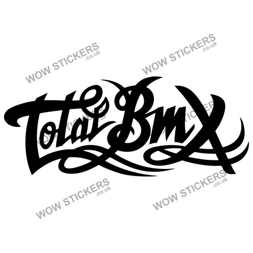 Total bmx sticker bike - total,