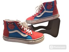 VANS OFF THE WALL - MARVEL SPIDER MAN - UK3/US4/EU35 - 721356 - RED / BLUE