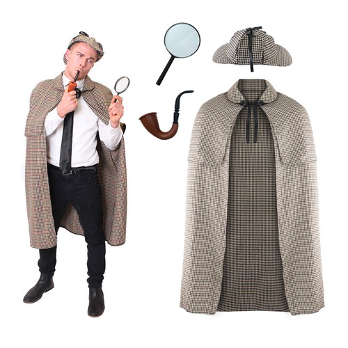 Mens costume cape - costume, hat