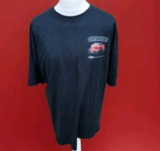 Chevy Chevrolet Camaro T Shirt 3XL Black Car Tee Front/Back Print Vgc USA Import