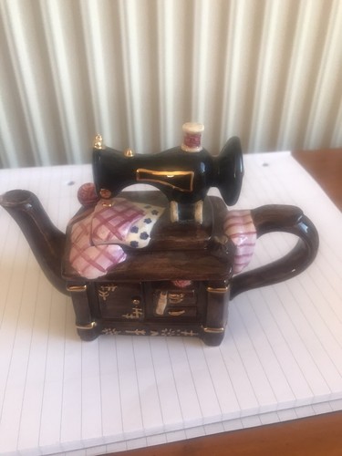 Teapot china miniature sewing - china,