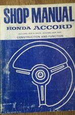 Honda Accord car shop manual