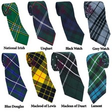Scottish Tartan Neck Tie For