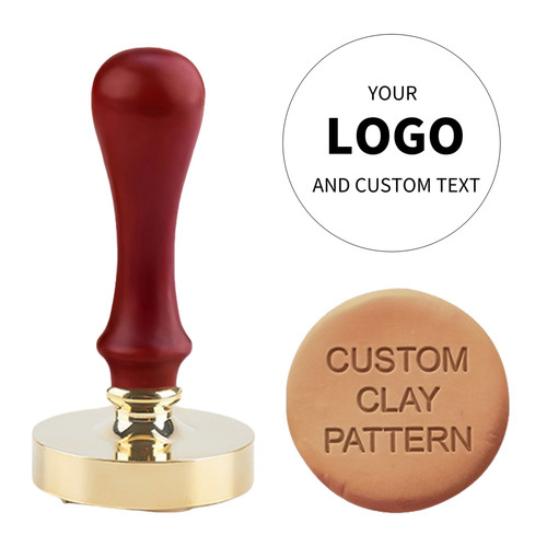 Custom 25mm clay seal stamp - custom,