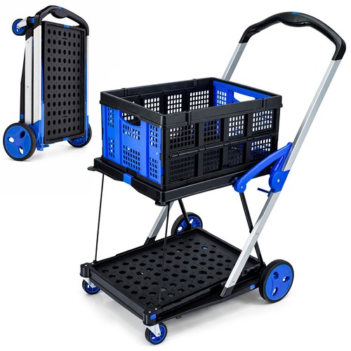 Folding shopping trolley cart - folding,