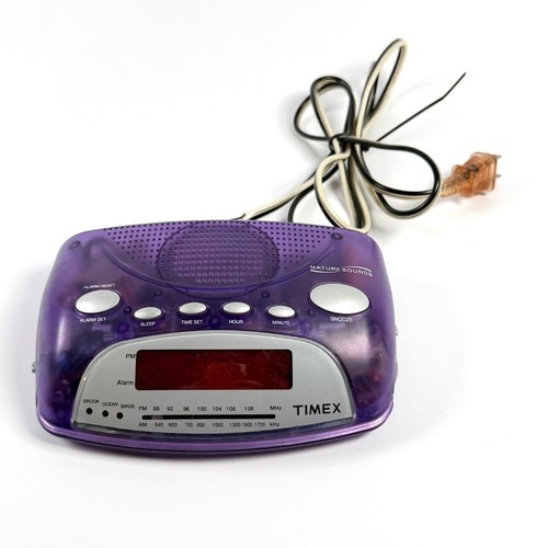 Vtg timex translucent purple - vtg,