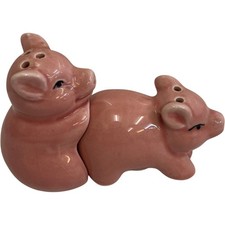 Vintage Ceramic Pig Salt and