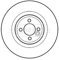 Borg beck bbd5333 brake disc - bbd5333,
