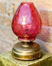 Antique Big Oil Lamp with a