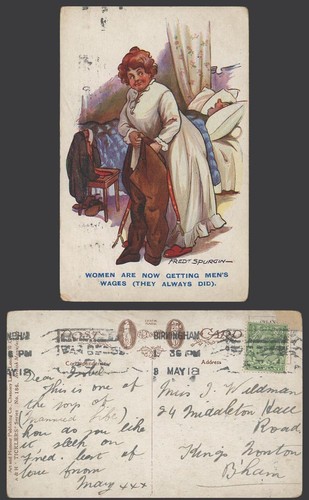 Fred spurgin 1918 - fred, postcard