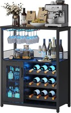 Coffee Bar Cabinet with LED