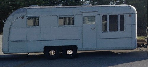 1951 aluminium vagabond travel - aluminium,