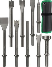9-Piece Air Hammer Chisel Bits