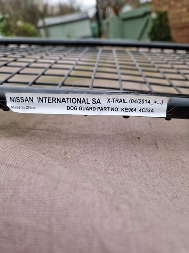 Nissan trail dog guard - guard., to
