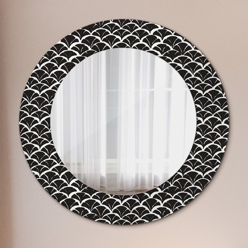 Printed circular mirror - printed,