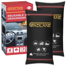 GADLANE Large Car Dehumidifier Bags Moisture Damp Absorb Reusable Pad Home 2x1kg