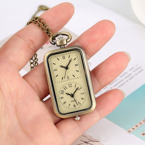 Vintage pendant chain watch - vintage,