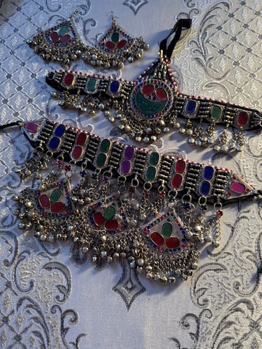 Afghan jewellery set including - jewellery,