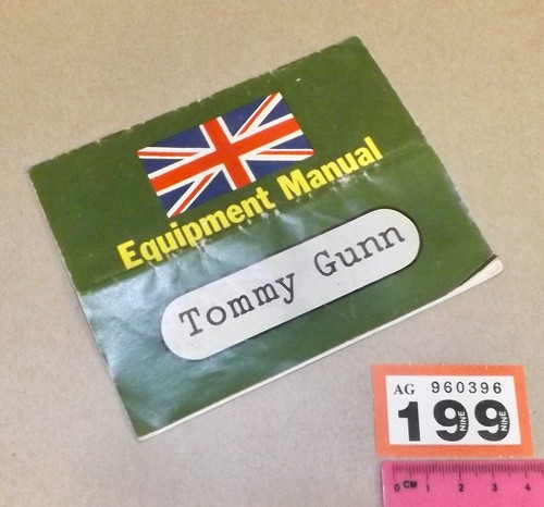 Original vintage tommy gunn - vintage,