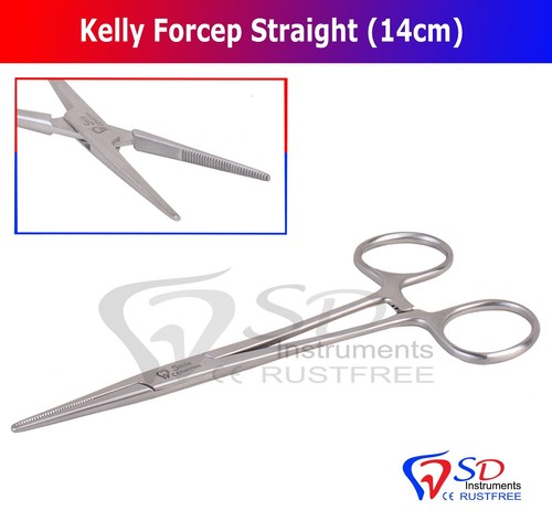 Kelly forceps 14cm - kelly,