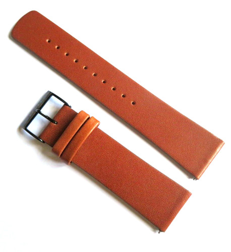 Watch band leather - watch, brown