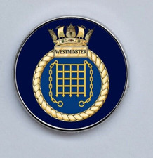 HMS Westminster Royal Navy RN Military Lapel Pin Badge 25mm